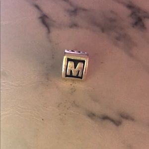“M” Pandora Charm